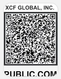 public com qr code sticker