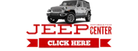 a jeep center logo on a black background