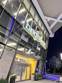 a building with a sign that says brightlight