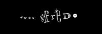 a black background with the word frido written on it