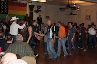 a group of people in a room