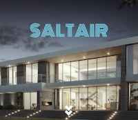 a modern home with the words saltaire on it