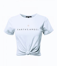 earth's angel cropped tee