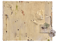 a painting with a lot of paint on it
