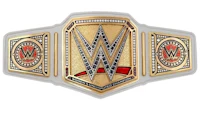 the wwe championship belt on a white background