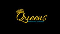 the logo for queens business content