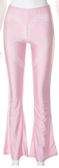 a mannequin mannequin wearing pink pants