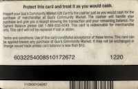 a picture of a credit card with a barcode on it