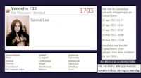 sama lee's profile on a dating website