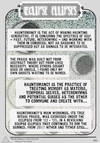 a poster with the words 'eclipse allusion'