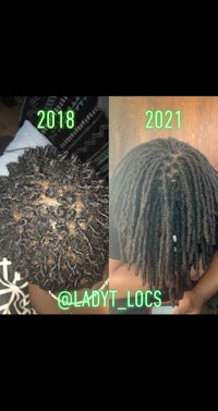 lady t locs before and after dreadlocks