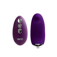 a purple and white vibrator next to each other
