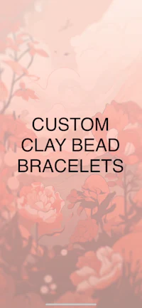 custom clay bead bracelets