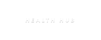 health hub logo on a black background