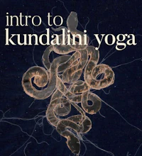 an image of a snake with the words'intro to kundalini yoga'