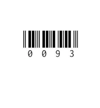 a bar code on a white background