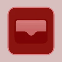 a red folder icon on a white background