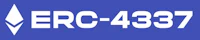 erc-4337 logo on a blue background