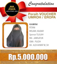 a woman wearing a hijab with the words'congratulations'