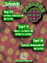Paradox upcoming show schedule.