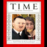 the cover of time magazine with a picture of a man and a woman
