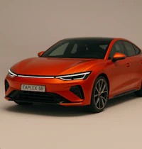 the 2020 ford ion is shown in an orange color
