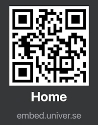 a qr code with the word home on it