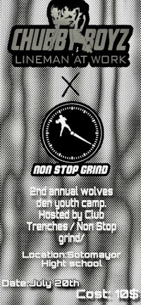 a flyer for a youth and high school football camp