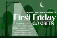first friday go green flyer