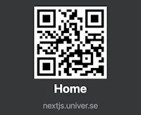 a qr code with the word home on it