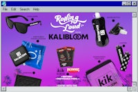 a screen shot of the kalibloom website