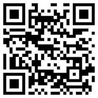 a black and white qr code on a white background