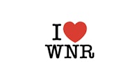 i love wnr on a white background