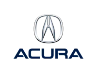 acura logo on a black background