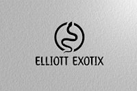 elliott exotix logo with the title 'logo for elliott exotix'