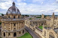 an aerial view of oxford, england