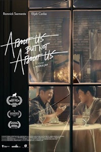a poster for about us but not about us