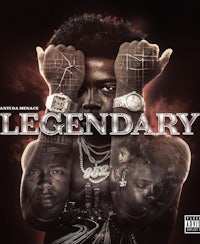 the cover of the album legendary, featuring a man with his hands up