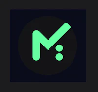 a green icon with the letter m on it