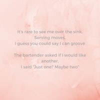 it's race me over the sink