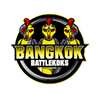 bangkok battlekoks logo on a black background