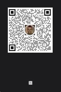 a qr code with a picture of a man
