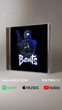 a cd with the beats logo on it