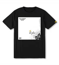 a black t - shirt with a crown on it