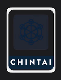 the chintai logo on a black background