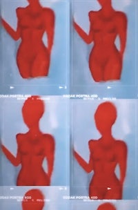 a series of images showing a woman in various poses