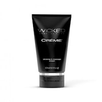 a tube of wicked creme on a white background