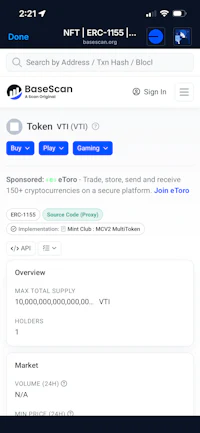 a screenshot of a mobile app with a bitcoin address