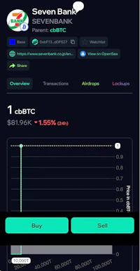 a screenshot of the seven bank app