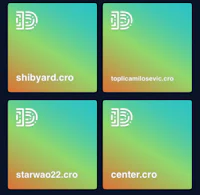 four squares with different logos on them